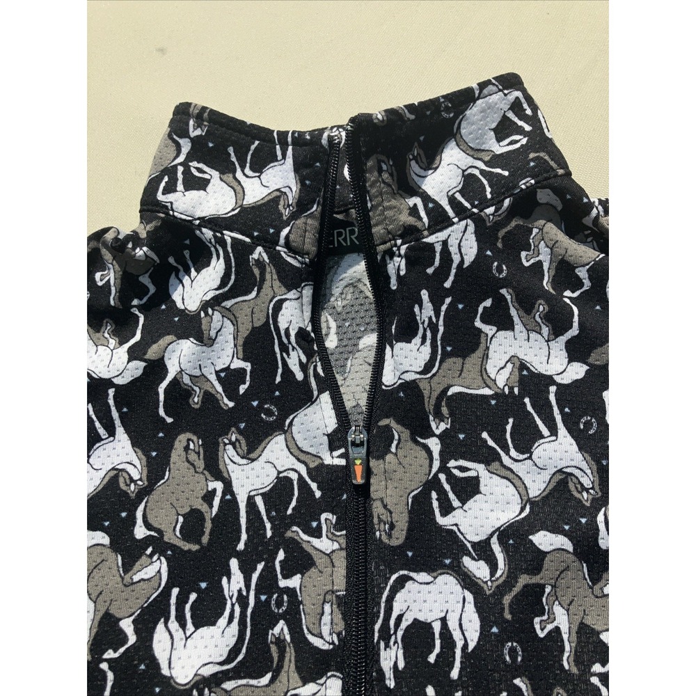 Youth Kerrits Equestrian Collared Quarter Zip Dri Fit Shirt Size Large - Picture 2 of 6